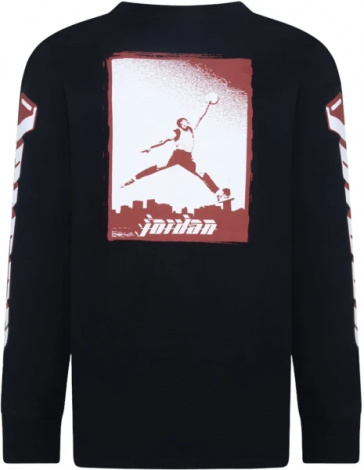 Лонгслів підлітковий Nike CHICAGO MOTION L/S TEE чорний 95C902-023