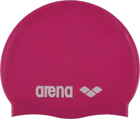 Шапочка для плавания детская Arena CLASSIC SILICONE JR темно-розовая 91670-091