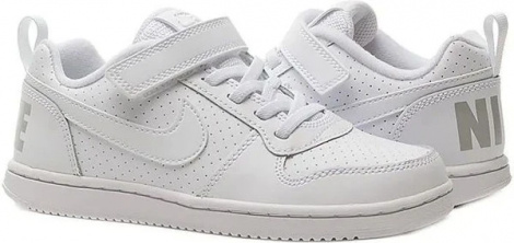 Кросівки дитячі Nike COURT BOROUGH LOW (PSV) білі 870025-100