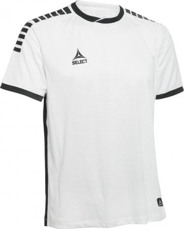 Футболка SELECT Monaco player shirt біло-чорна 620000-010