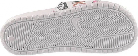 Шлепанцы женские Nike WMNS BENASSI JDI PRINT белые 618919-119