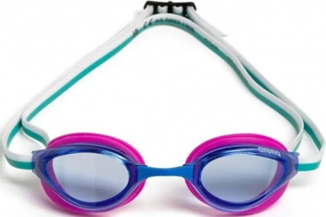 Окуляри для плавання Arena PYTHON синьо-рожево-бірюзово-білі 1E762-117