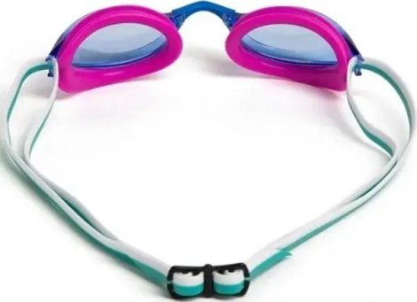 Окуляри для плавання Arena PYTHON синьо-рожево-бірюзово-білі 1E762-117
