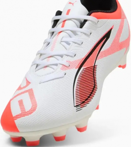 Бутси Puma ULTRA 5 PLAY FG/AG біло-коралові 108169-01