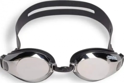 Очки для плавания Arena ZOOM X-FIT MIRROR серебряно-черные 009439-110
