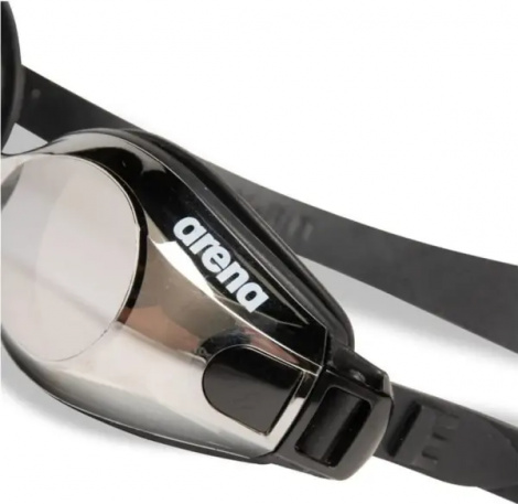 Очки для плавания Arena ZOOM X-FIT MIRROR серебряно-черные 009439-110