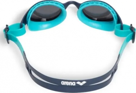 Очки для плавания детские Arena AIR JR MIRROR темно-сине-бирюзовые 009273-110