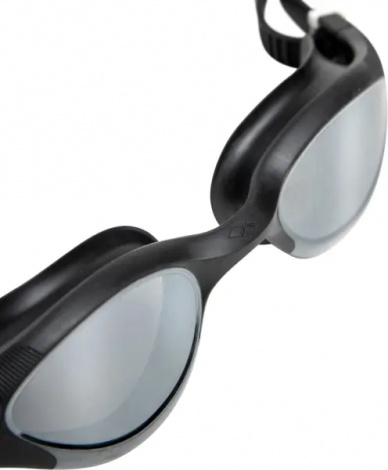 Очки для плавания Arena THE ONE PLUS MIRROR черно-серебряные 008541-200
