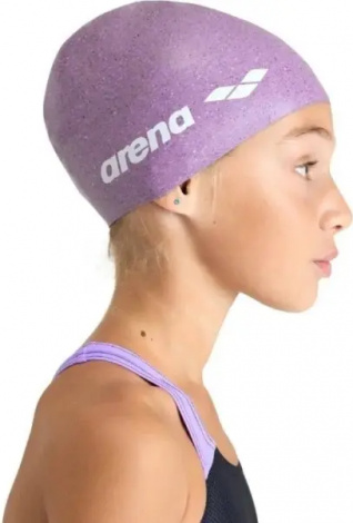 Шапочка для плавания детская Arena SILICONE JR CAP светло-розовая 006360-903