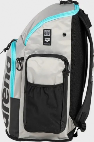 Рюкзак Arena SPIKY III BACKPACK 45L сіро-чорно-блакитний 005569-104