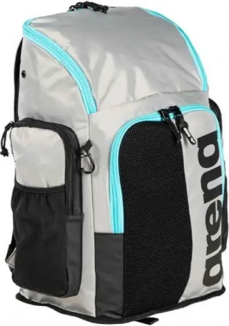 Рюкзак Arena SPIKY III BACKPACK 45L сіро-чорно-блакитний 005569-104