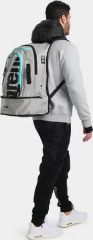 Рюкзак Arena FASTPACK 3.0 40L сіро-чорно-блакитний 005295-104