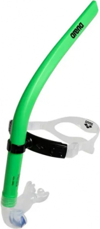 Дыхательная трубка для плавания Arena SWIM SNORKEL III зеленая 004825-605