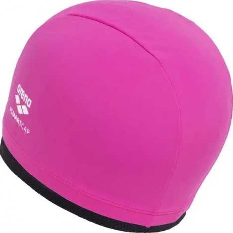 Шапочка для плавання жіноча Arena SMARTCAP рожево-чорно-біла 004401-500