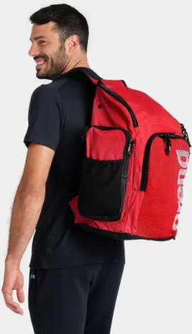 Рюкзак Arena TEAM BACKPACK 45L красно-черный 002436-400