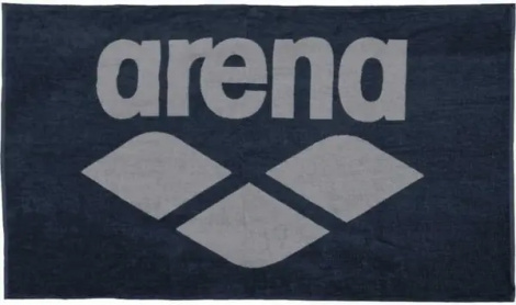 Полотенце Arena POOL SOFT TOWEL темно-сине-серое 001993-750