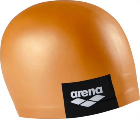 Шапочка для плавання Arena LOGO MOULDED CAP оранжево-чорна 001912-208