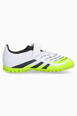 Детские сороконожки adidas Predator Club Hook-and-Loop TF Junior - белый