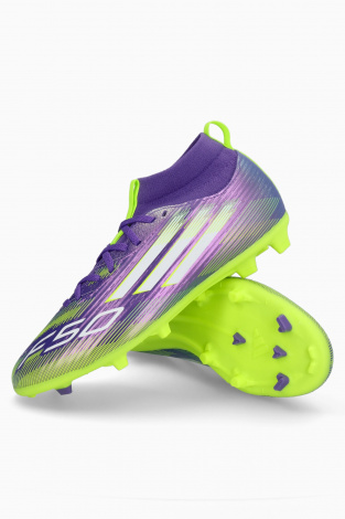 Детские бутсы adidas F50 League FG/MG Junior - Фиолетовый
