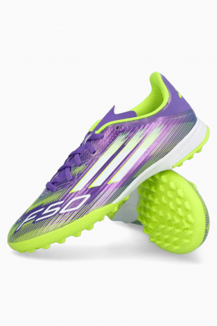 Дитячі сороконіжки adidas F50 League TF Junior - Фіолетовий