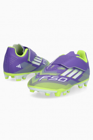 Детские бутсы adidas F50 Club FG/MG Junior - Фиолетовый