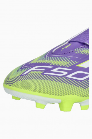 Детские бутсы adidas F50 Club FG/MG Junior - Фиолетовый