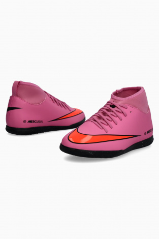 Детские футзалки Nike Mercurial Superfly 10 Club IC Junior - Бордовый