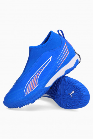 Детские сороконожки Puma Ultra 6 Match+ LL TT Mid Junior - синий