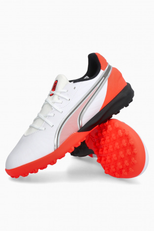 Детские сороконожки Puma King Match TT Junior - белый