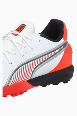 Детские сороконожки Puma King Match TT Junior - белый
