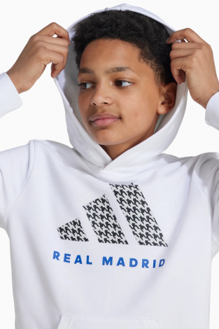 Дитяча кофта adidas Real Madrid 24/25 Graphic Junior - білий