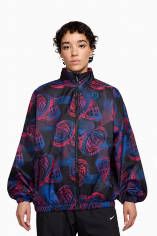 Вітровка Nike England 2025 Essential Windrunner для жінок - чорний