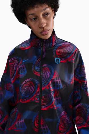 Вітровка Nike England 2025 Essential Windrunner для жінок - чорний
