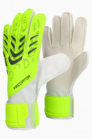 Детские вратарские перчатки adidas Predator Training Junior - Лаймовий