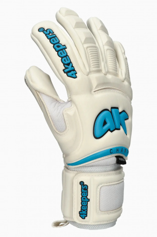 Вратарские перчатки 4keepers Champ Aqua VI NC - белый