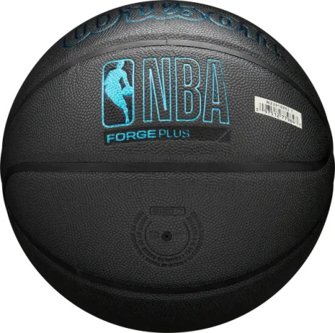 Баскетбольный мяч Wilson NBA FORGE PLUS CHARCOAL черно-голубой Размер 7 WZ2016803XB7