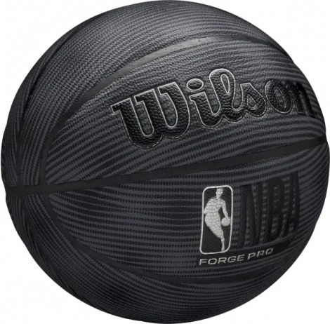Баскетбольний м'яч Wilson NBA FORGE PRO MIDNIGHT чорно-темно-сірий