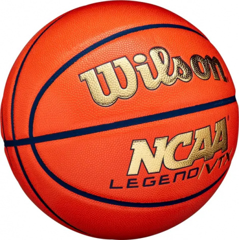 Баскетбольный мяч Wilson NCAA LEGEND VTX оранжево-золотой