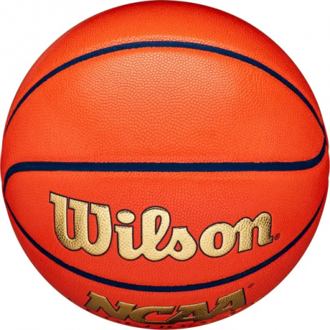 Баскетбольный мяч Wilson NCAA LEGEND VTX оранжево-золотой