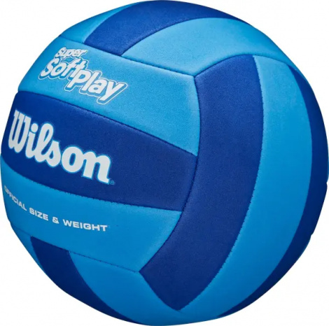 Волейбольний м'яч Wilson SUPER SOFT PLAY синьо-темно-синій
