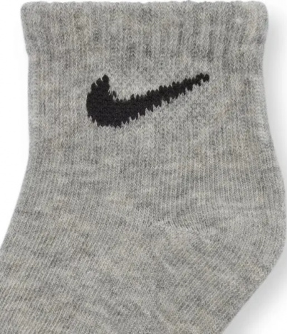 Шкарпетки дитячі Nike SWOOSH ANKLE SOCKS 6P білі, бежеві, сірі, чорні (6 пар) NN0641-G0E