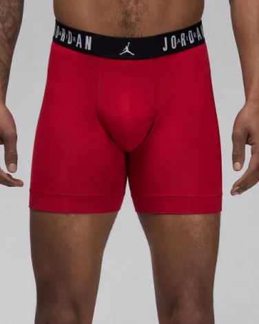 Труси (боксерки) Nike JORDAN FLIGHT COTTON CORE BOXER BRIEFS червоні, сірі, чорні (3 штуки) JM0622-H24