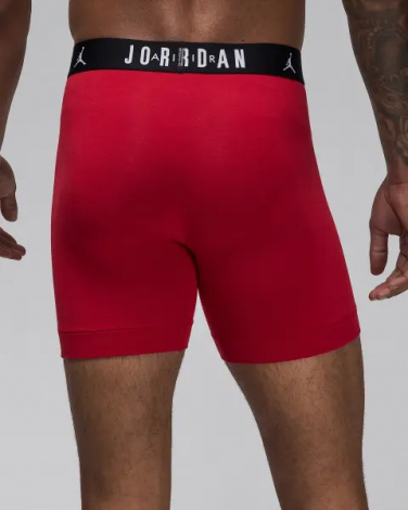 Труси (боксерки) Nike JORDAN FLIGHT COTTON CORE BOXER BRIEFS червоні, сірі, чорні (3 штуки) JM0622-H24