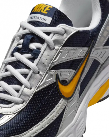 Кросівки Nike INITIATOR срібно-темно-синьо-помаранчеві IB4467-451
