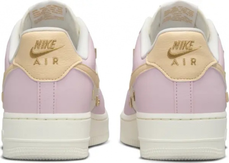 Кросівки жіночі Nike AIR FORCE 1 '07 LX світло-рожево-біло-золоті IB2574-600