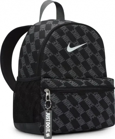 Рюкзак подростковый Nike BRASILIA JDI MINI черно-темно-серый HV6481-010