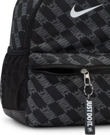 Рюкзак подростковый Nike BRASILIA JDI MINI черно-темно-серый HV6481-010
