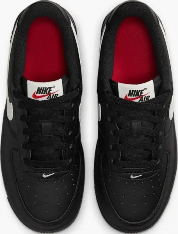 Кросівки підліткові Nike AIR FORCE 1 (GS) чорно-білі HV6359-001