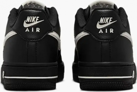 Кросівки підліткові Nike AIR FORCE 1 (GS) чорно-білі HV6359-001