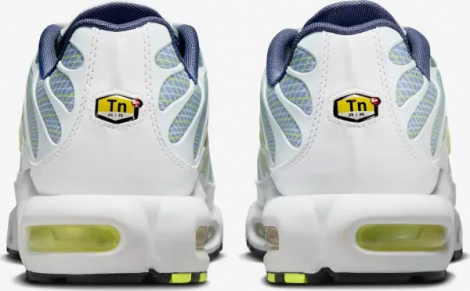 Кросівки Nike AIR MAX PLUS біло-синьо-салатові HV6227-001